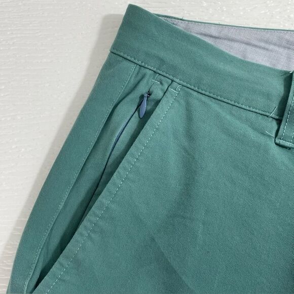 Bonobos The Original Chino Pants Athletic Fit Stretch 34x32 Green Blue Teal - Picture 9 of 9
